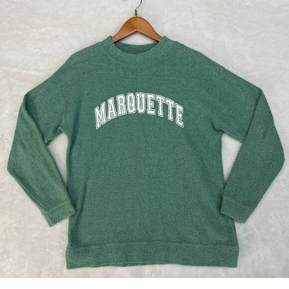 Vintage Marquette University Sweatshirt MV Sport Green Sz Medium 90s Collegiate - Picture 9 of 12